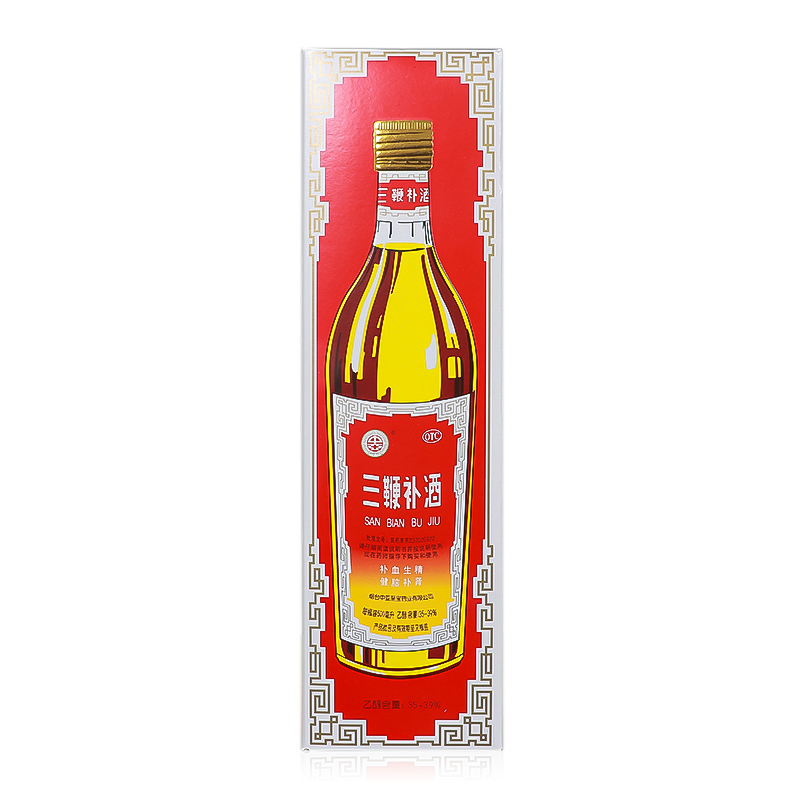 中亚牌三鞭补酒 500ml*1瓶/盒补血生精健脑补肾体质虚弱神经衰弱-图2