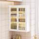 Kitchen wall-mounted seasoning rack without punching and dust protection