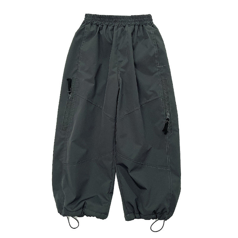 女童阔腿裤加绒裤子秋冬款儿童装洋气冲锋裤女孩冬季韩版2025新款,淘宝优惠券,粉丝福利购,淘宝优惠卷