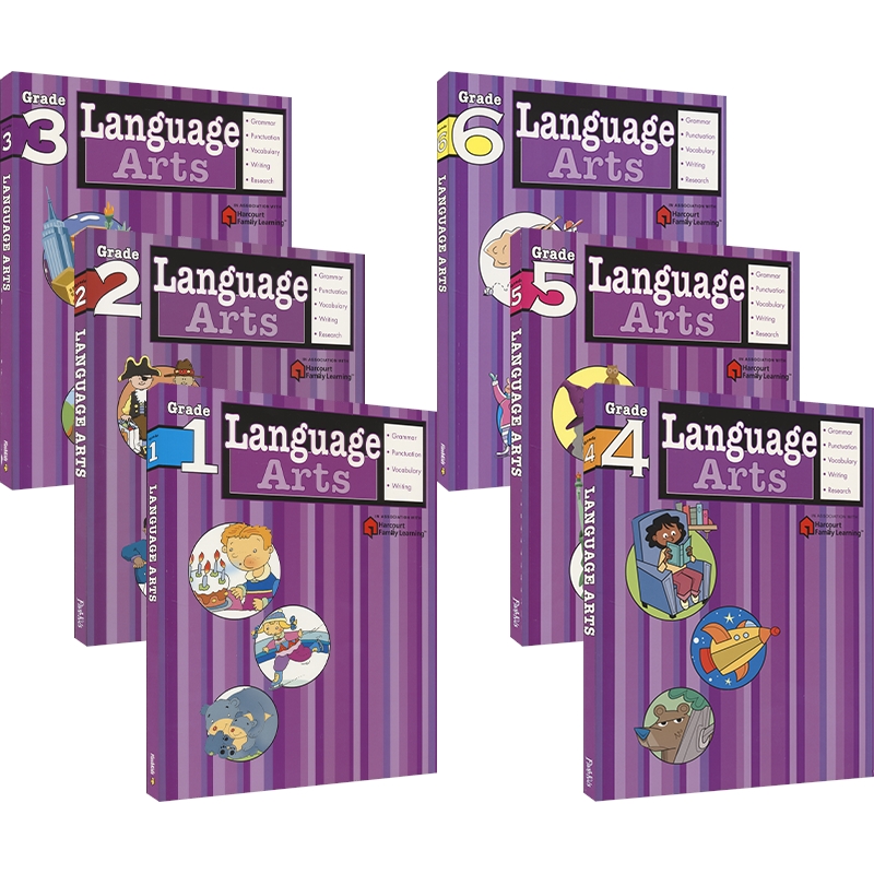 Harcourt Family Learning Language Arts Grade 16美国哈考特家庭辅导英语语言艺术16年级英语