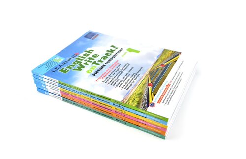 SAP 新加坡小学英语看图写作 Learning English Write on Track Picture Compositions 1-6年级练习册 英语作文训练 英文原版教辅 - 图2