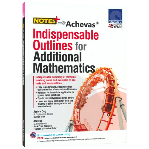 新加坡数学 SAP Study Smart Additional Mathematics Geometry Calculus Algebra 初中附加数学练习册 几何代数三角函数 英文原版 - 图0