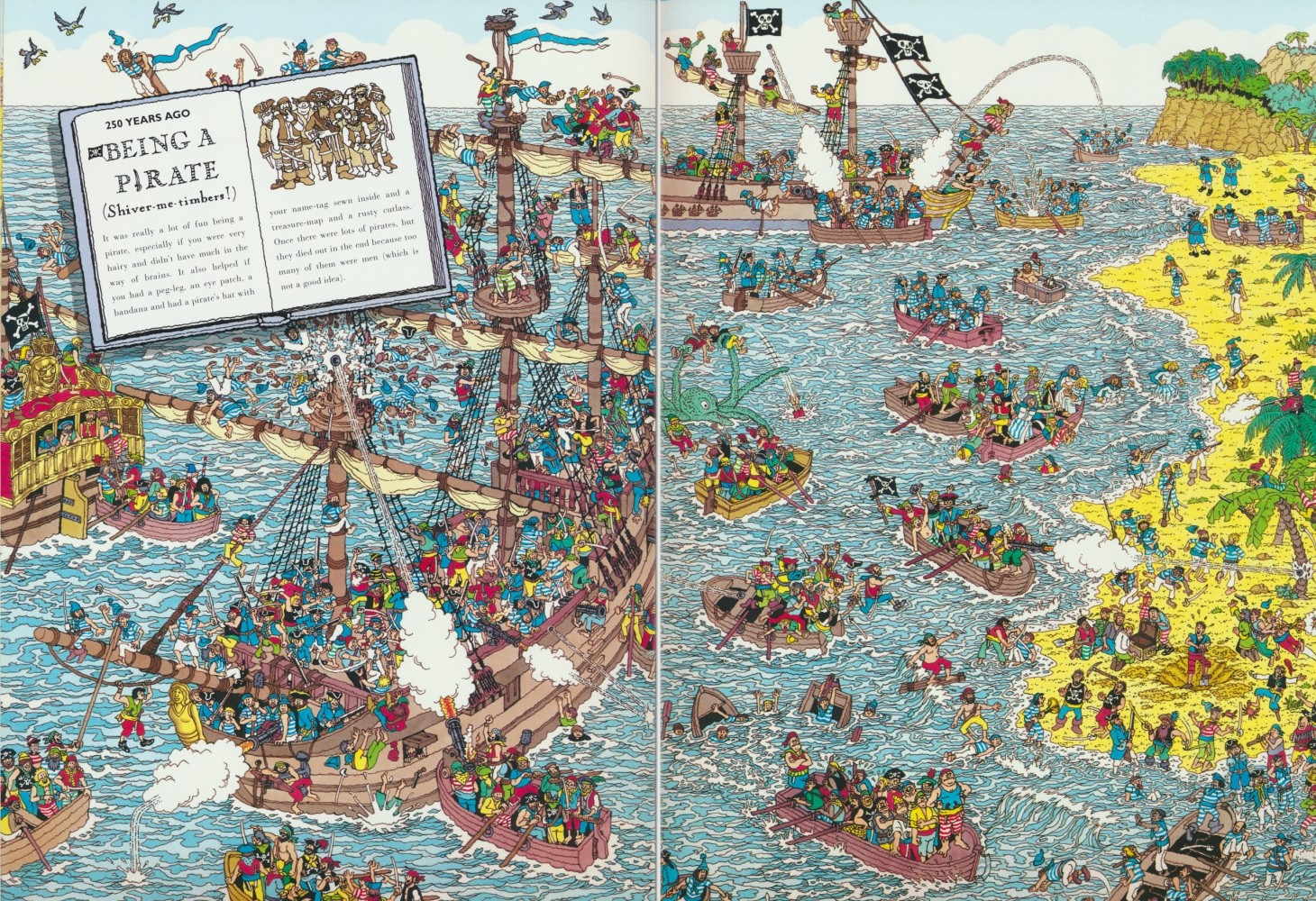 Where's Wally? The Fantastic Journey The Incredible Paper Chase 寻找威利7册 威利在哪里 找找乐专注力训练 英文原版进口图书