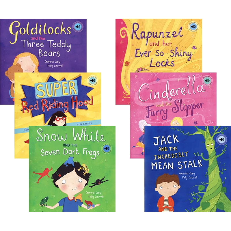 Fairy tale Storybook Collection 儿童经典童话故事英语绘本 杰克与豆苗 长发公主 灰姑娘 白雪公主 小红帽 英文原版进口图书