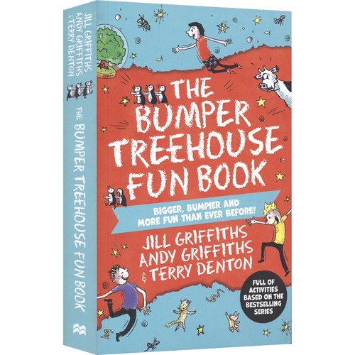 The Treehouse Fun Book 2+3+4疯狂树屋历险记 益智活动书 Andy Griffiths 纵横字谜 单词学习 青少课外英文读物 英文原版进口图书 - 图1