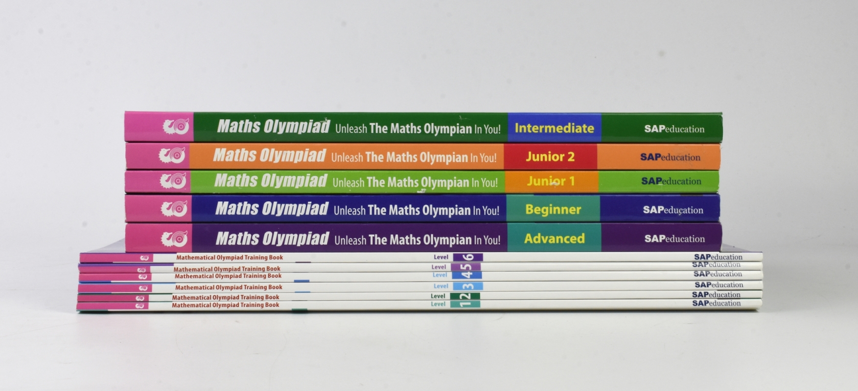 SAP Maths Olympiad & Olympiad Training Collection 新加坡数学奥数小学英文版练习题册教辅教材 奥数讲解+奥赛真题 11册 - 图2