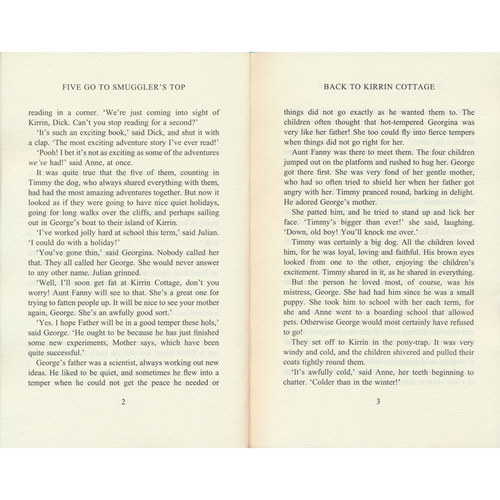 The Famous Five 1-21 五个小伙伴历险记三和一合集7册 Enid Blyton伊妮德·布莱顿 儿童章节小说 英文原版进口 - 图2