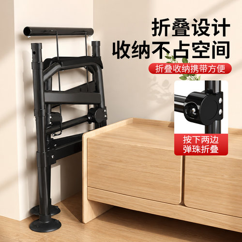 残疾人坐便椅孕妇可调节高度偏瘫大便器家用老人坐便器可移动马桶 - 图3