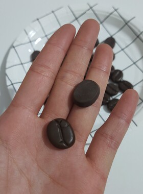 摆件饰品仿真DIY奶油仿真咖啡豆