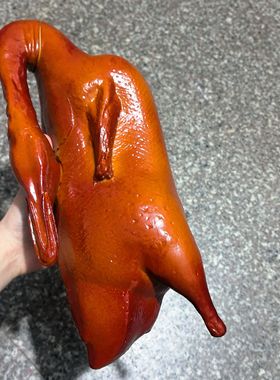 仿真模型真北京烤鸭广式烧鹅装饰