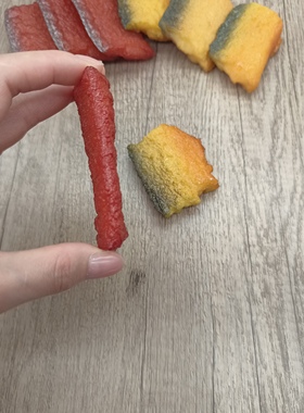 仿真红烧带鱼模型肉片海鲜装饰品