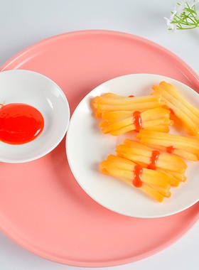 仿真薯条假食物diy手工配件模型