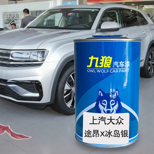 九狼汽车漆大成品众改色车途喷漆安昂智耀银智酷黑智尚灰冰岛银色 - 图2