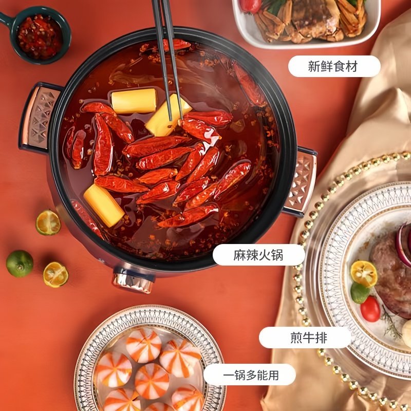 英规多功能电煮锅宿舍小电锅家用电热火锅香港新加坡马来西亚用,淘宝优惠券,粉丝福利购,淘宝优惠卷