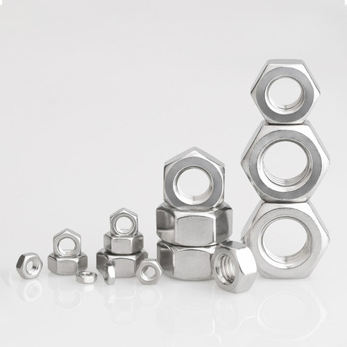 304/316不锈钢六角螺母螺帽螺栓螺丝帽大全M1.6-M2M3M4M5M6M8-M64 - 图0