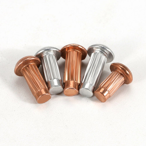 铝标牌铆钉GB827不锈钢滚花铝铆钉铜铭牌商标实心铆钉M2M2.5M3M4 - 图1