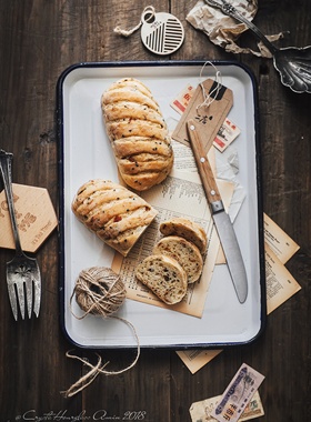 欧包托盘道具烘焙复古风