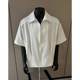 Summer zipper short-sleeved shirt for men, short style, loose trendy brand