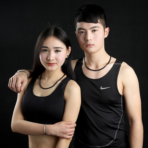 日本MOMO纯钛锗石磁男女款纯钛项圈颈椎保健磁疗抗疲劳防辐射项链 - 图1