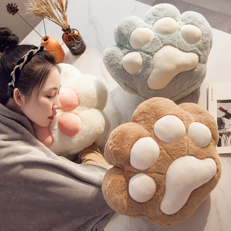 猫爪毛毯暖手抱枕被子两用办公室午睡毯子二合一午休枕头汽车载,淘宝优惠券,粉丝福利购,淘宝优惠卷