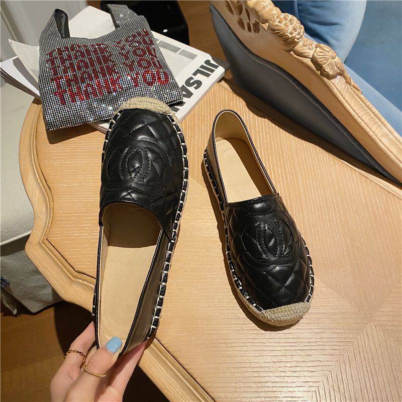 乐福鞋2024百搭车线菱格纹圆头一脚蹬懒人单鞋草编厚底渔夫鞋秋冬,淘宝优惠券,粉丝福利购,淘宝优惠卷