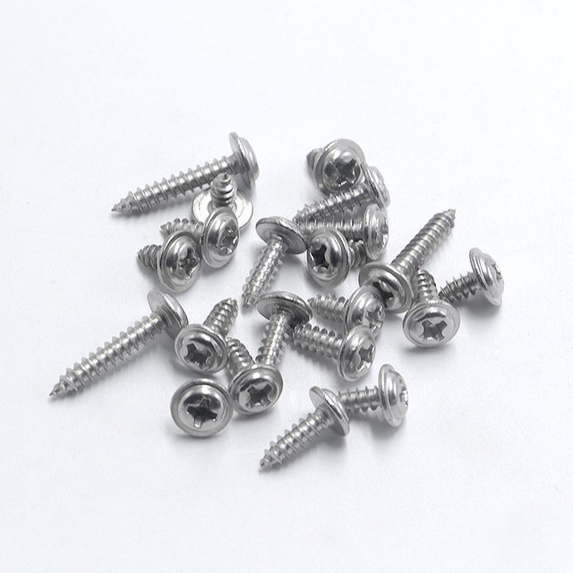 Precision nickel-plated miniature electronic round head self-tapping small screw