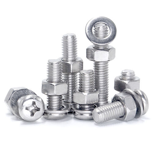 螺丝螺母套装大全304不锈钢盘头十字螺栓圆头螺钉三组合M3M4M5M6 - 图0