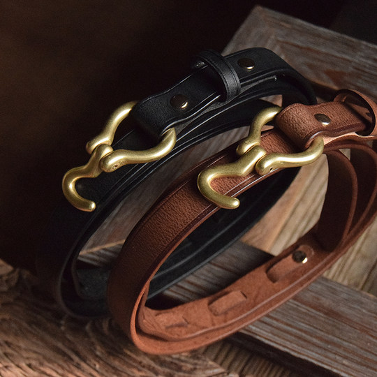 Cow leather belt mjiazi first layer cowhide for men and women