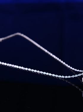 HELLO KITTY凯蒂猫头项链 925纯银 水晶吊坠女韩国饰品生日礼物