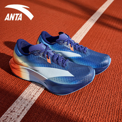 安踏C202 7代跑步鞋男鞋冬季新款专业竞速碳板跑鞋轻质缓震运动鞋 - 图1