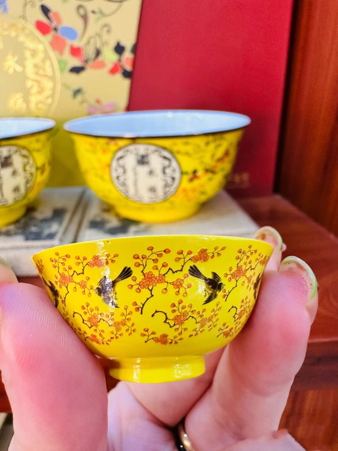 官方正品沈阳故宫博物院冰箱贴凤舞花间小蓝瓶代买大政殿凤凰楼