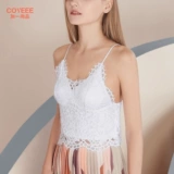 Кружевной топ с чашечками, жилет, бюстгальтер без косточек, майка