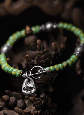 跋折罗VAJRA手工琉璃手链百搭