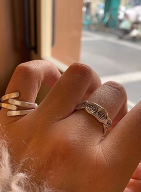 hssilver女泰银戒指