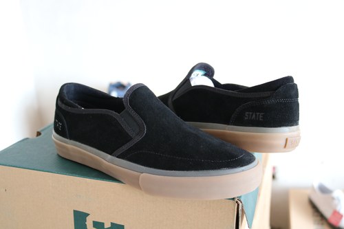 一脚蹬STATE滑板鞋globe街舞鞋lakai小轮车fallen反毛皮elemen - 图0