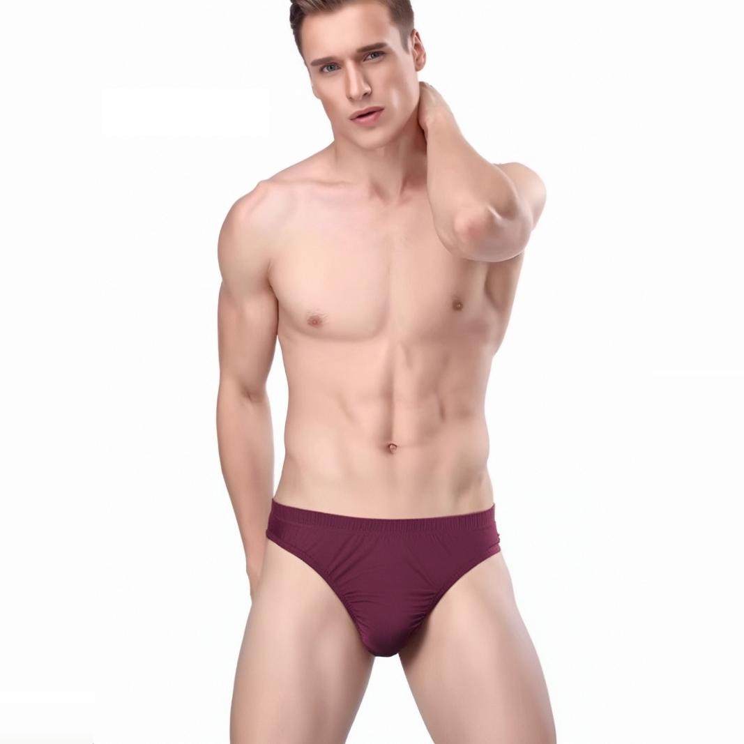 【单层裆 巨透气】男内裤三角裤短裤巨薄裸感大码性感短裤莫代尔,淘宝优惠券,粉丝福利购,淘宝优惠卷