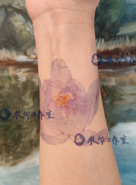 枝爷芙蕖古风少女蓝莲花