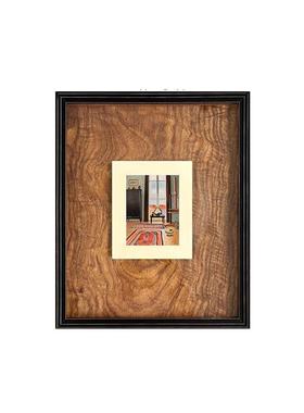 屿物为居 十二月软装中古风样板间厨房摆件组合餐板家具展厅橱柜