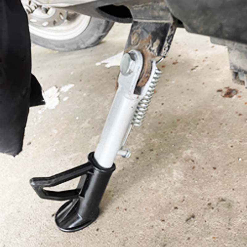 电动车通用脚撑支撑脚架边撑摩托车撑脚架电瓶车单撑侧撑偏支架 - 图1