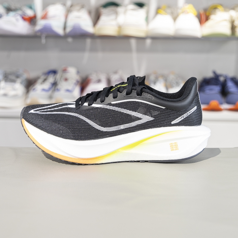 李宁运动鞋2025新款飞电5C 男子透气轻量回弹竞速比赛跑鞋ARMV001 - 图0