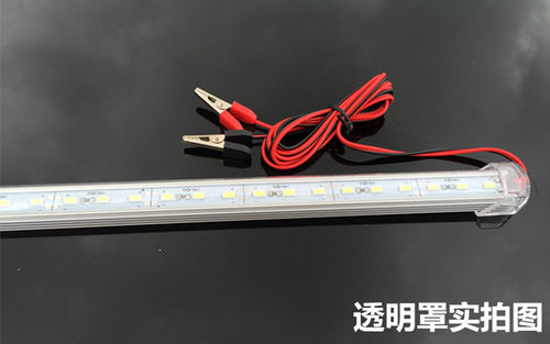 超亮led12V夜市地摊灯条蓄电池电瓶灯 直流24V灯管货车机床设备灯 - 图0