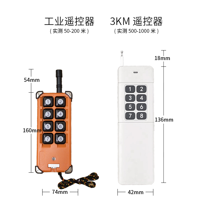 遥控开关8路八路220V380V24V12V多路远程无线控制展厅灯控电机 - 图2