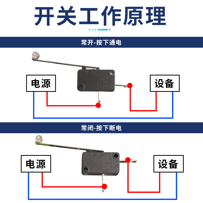 热水器防干烧微动开关2脚开水器水位控制开关缺水保护LXW-16-2-5-图1