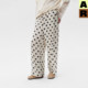 AR optical illusion polka dot ກາງເກງສີຂາວກາງເກງກາງເກງຂອງແມ່ຍິງໃນລະດູຮ້ອນສາມາດນຸ່ງໃສ່ນອກກາງເກງຍາວ pajamas ກາງເກງກາງແຈ້ງ
