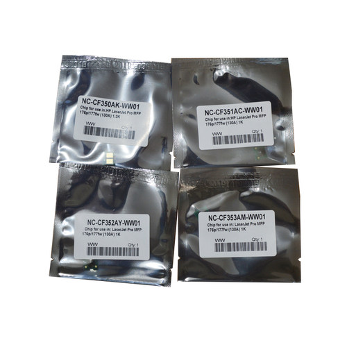 琪盛适用惠普M176n粉盒芯片M177fw Pro100 M275nw彩色墨粉175a CE310A计数芯片175b 175c 175e M175nw M175P - 图1