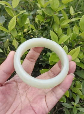 新疆羊脂白滋润油腻高贵大气宽版