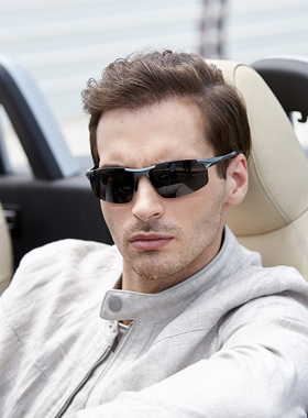偏光金属铝镁太阳镜男士开车驾驶