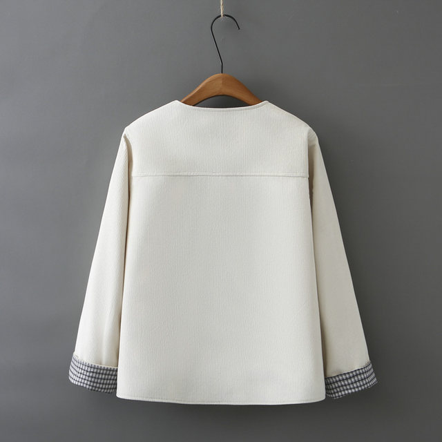 Large size coat women's 2025 spring new retro top