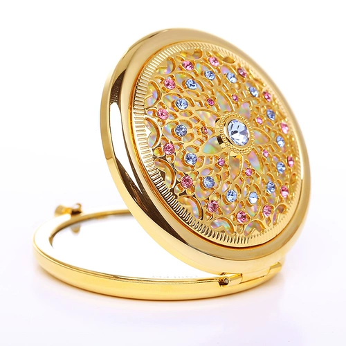 Изысканное портативное складное двусторонное зеркало, делается под заказ