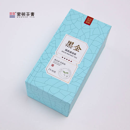 蒙顿茶膏【五星黑金】简装 普洱茶膏 熟茶 云南普洱茶礼茶膏 - 图0
